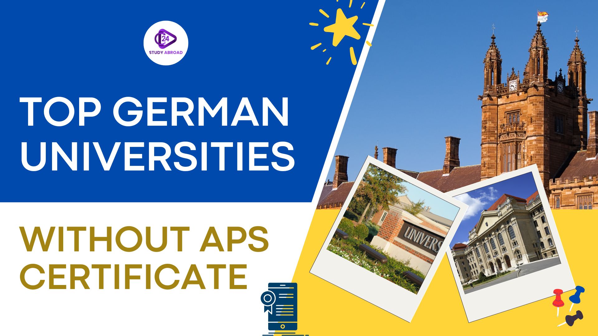 Top German Universities without APS Certificate 2025 Top German Universities without APS Certificate